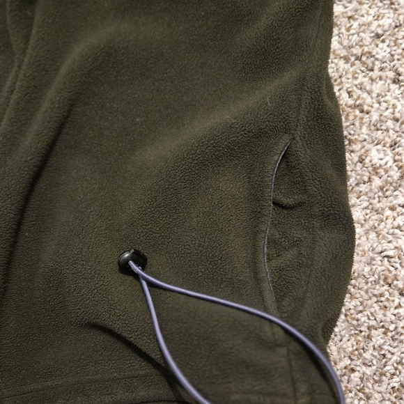 Izod Men's Zip Up Sweater in Dark Olive - Picture 10 of 11
